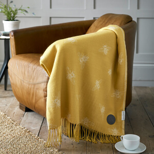 The Lyndon Company Bee Faux Cashmere Throw